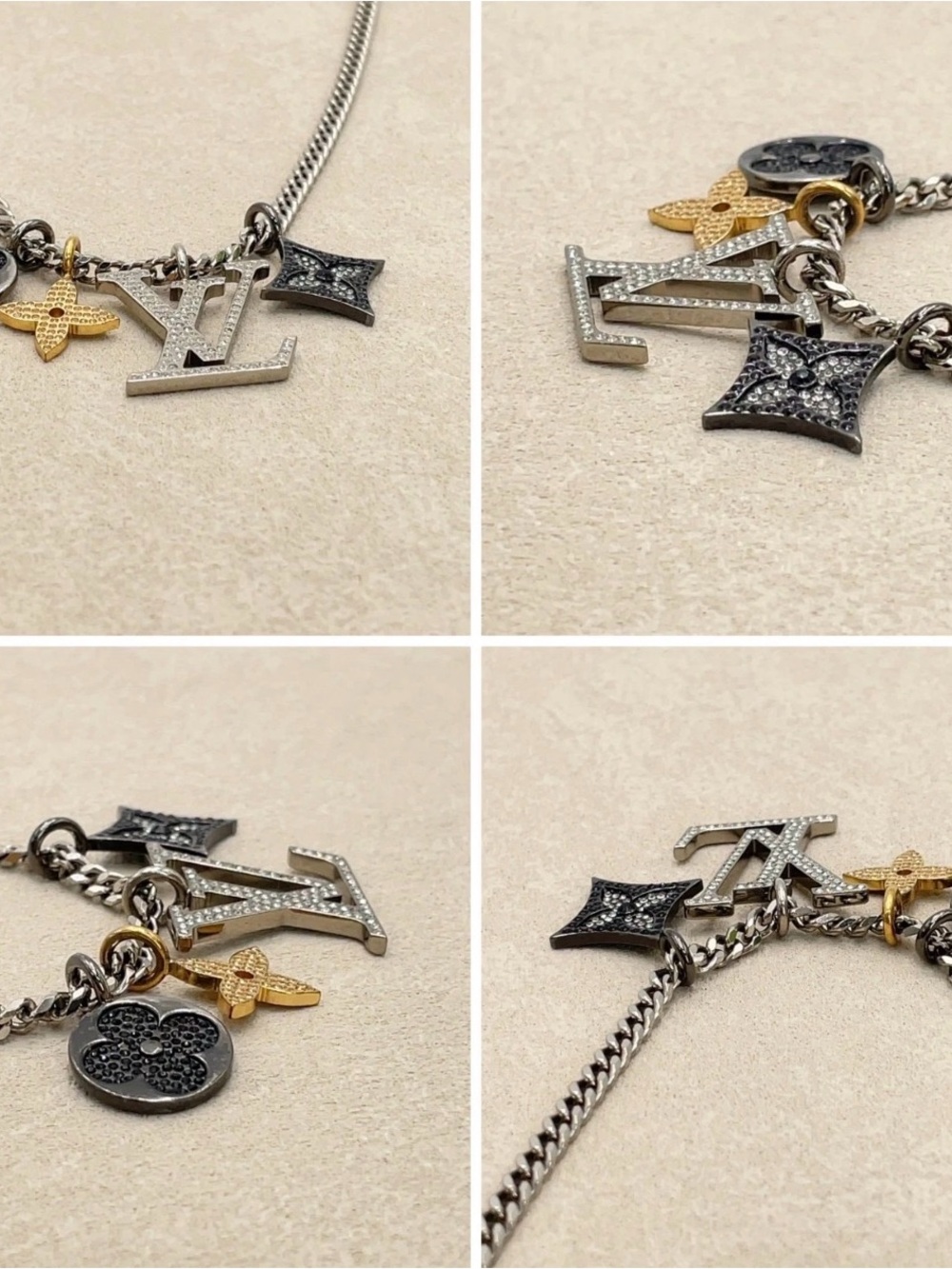 Louis Vuitton Unisex Instincts Silver Necklace - Picture 5 of 7